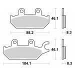 Тормозные колодки SBS Upgrade Brake Pads, EVO Sinter/Sinter 971PSI
